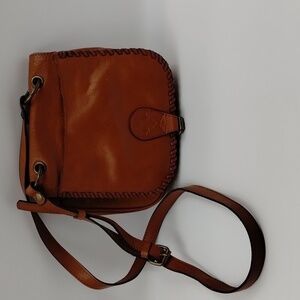 Patricia Nash Karis Chestnut Crossbody Purse Adjustable Strap